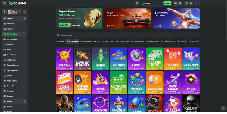 Explore the Thrilling World of BC.Game Crypto Casino